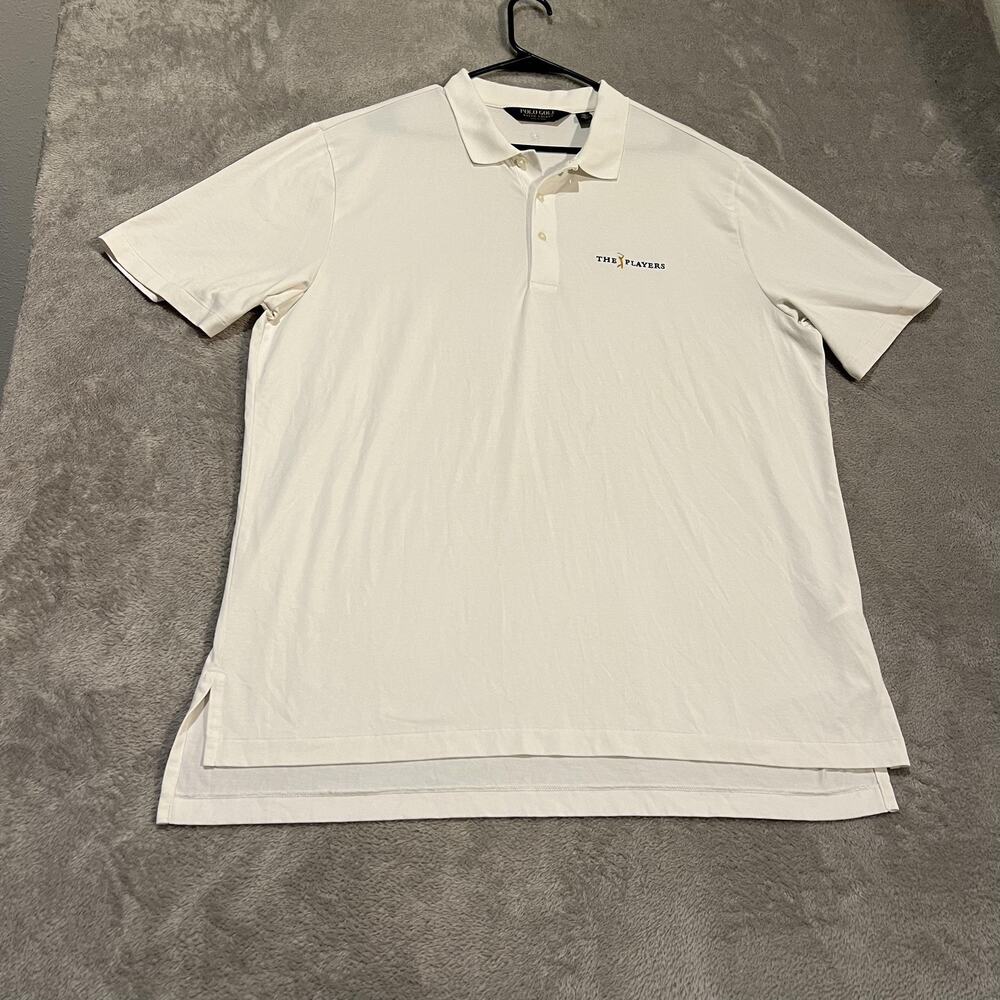 Polo Golf Ralph Lauren Polo Shirt Mens Extra Large White THE PLAYERS Stretch